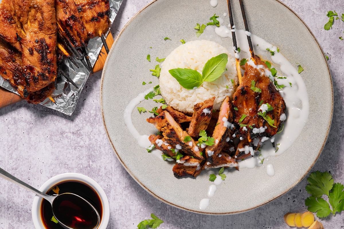 Pork Bulgogi and Coconut Ginger Rice
&ndash; TheShedBBQ57