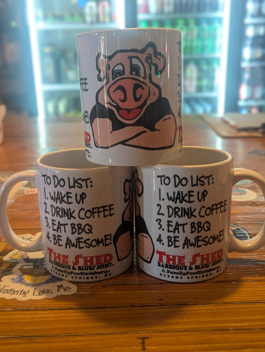 The Shed BBQ Coffee Cup