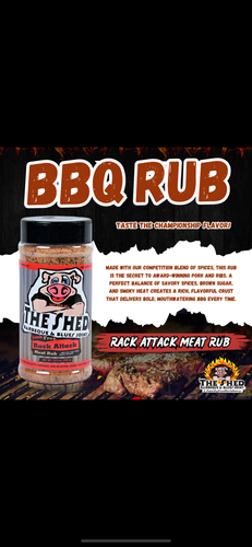 Rack Attack Pork Rub 13oz Shaker